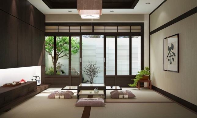 Décoration zen dans un intérieur déco et design